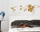 Beautiful Flowers Wine Vinyl Wall Decals Modern Art